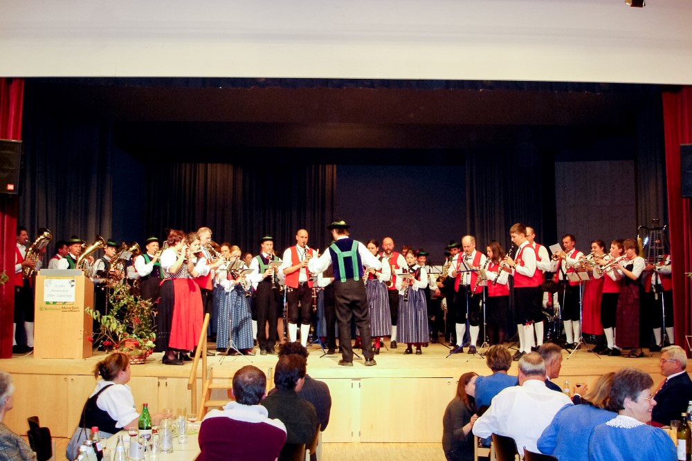 Die Musikkapelle zu Gast in der Partnergemeinde Ultental, Südtirol